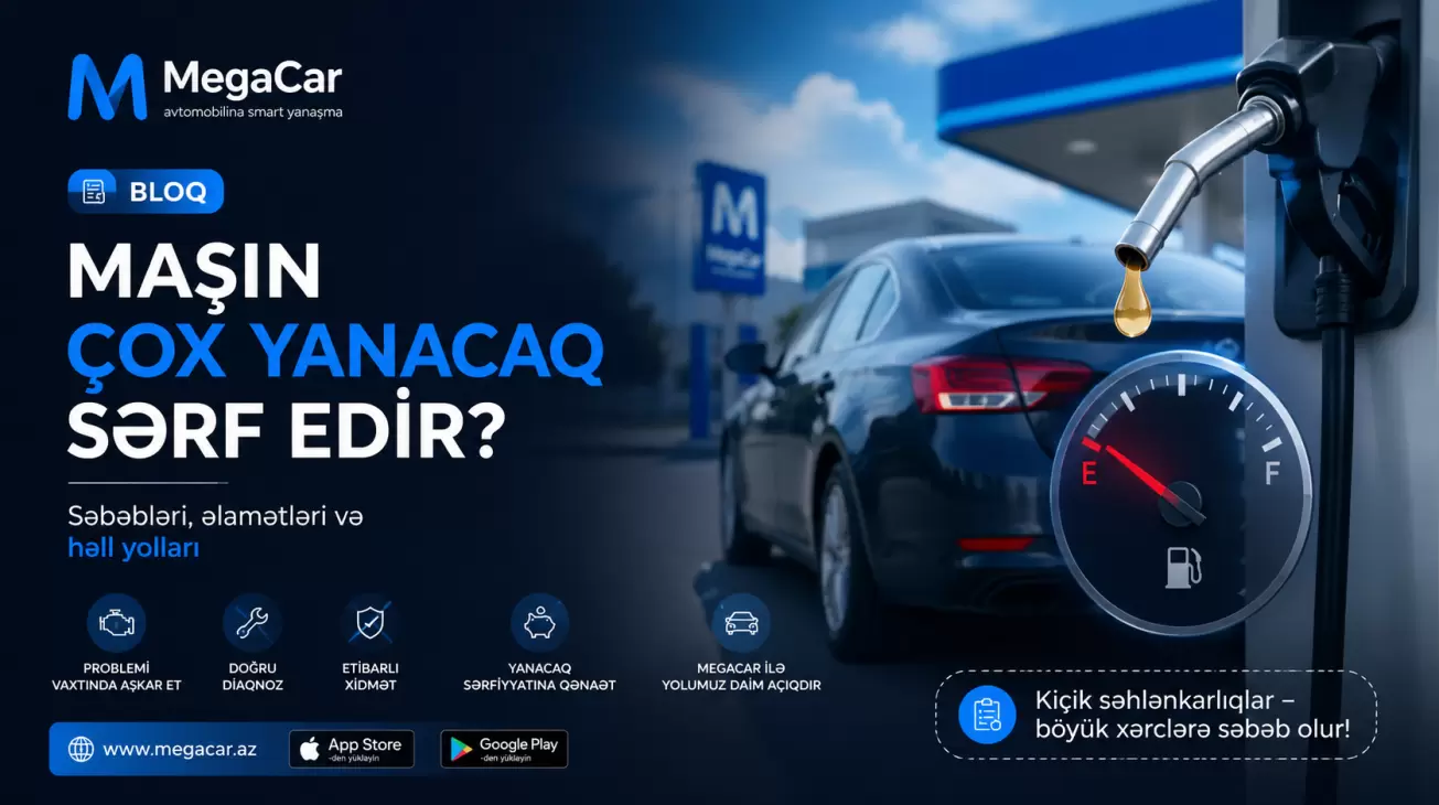 Maşın çox yanacaq sərf edir — səbəblər