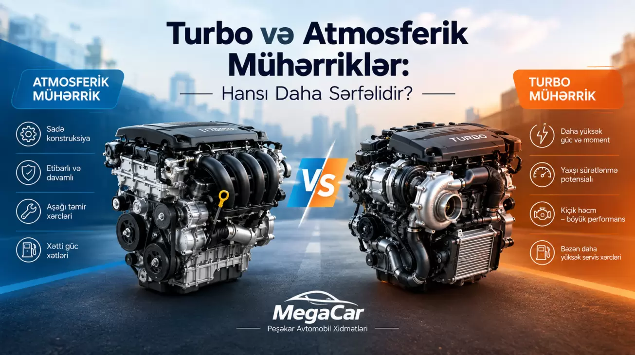 Turbo və Atmosferik Mühərriklər: Hansı Daha Sərfəlidir?