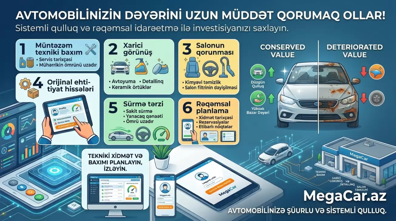 Avtomobilinizin Dəyərini Uzun Müddət Necə Qorumaq olar?