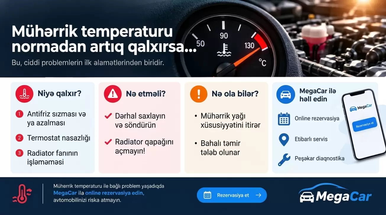 What should you do if your engine temperature rises?