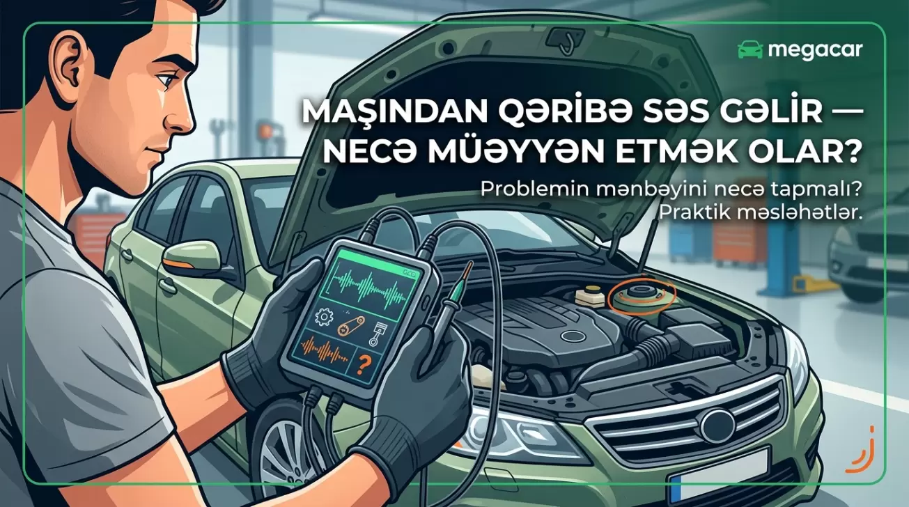 Maşından qəribə səs gəlir — necə müəyyən etmək olar?
