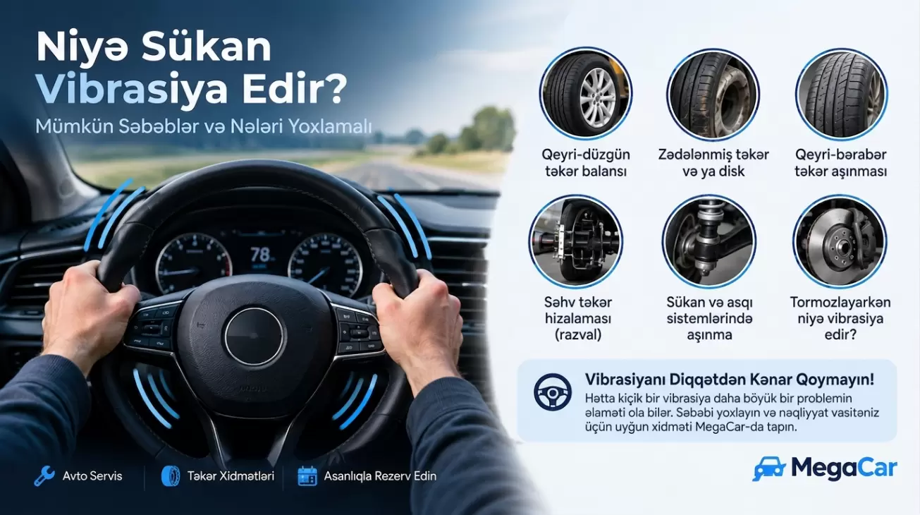 Sükan niyə titrəyir? Əsas səbəblər və nə etmək lazımdır?