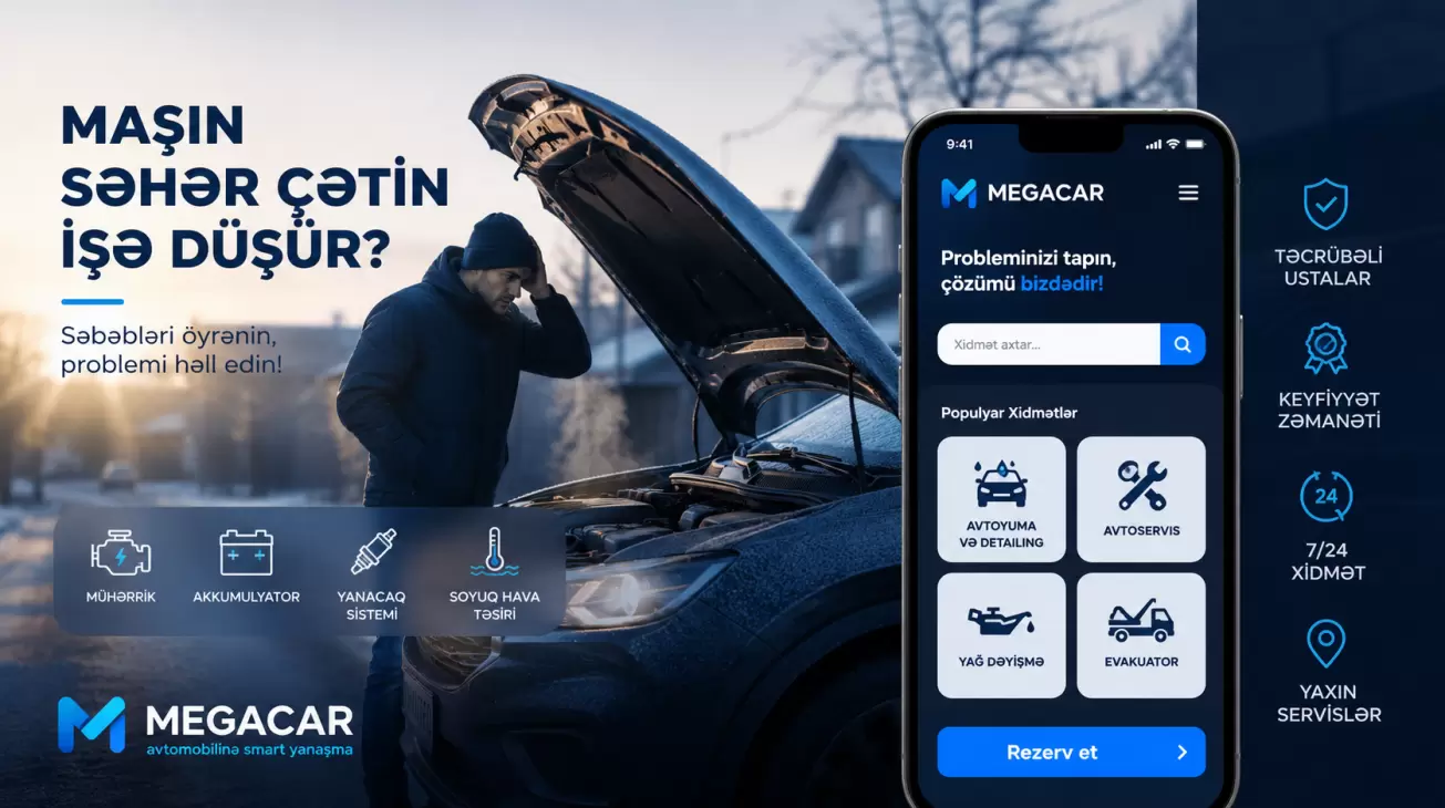 Maşın səhər çətin işə düşür?
