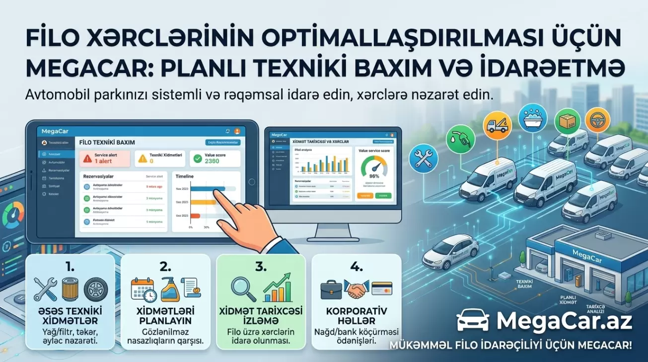 Avtomobil parkında xərcləri azaltmaq üçün texniki baxım məsləhətləri